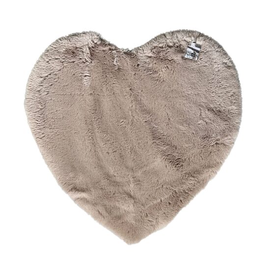 VIVA HOME mākslīgās kažokādas paklājs 75x75cm, bēšs